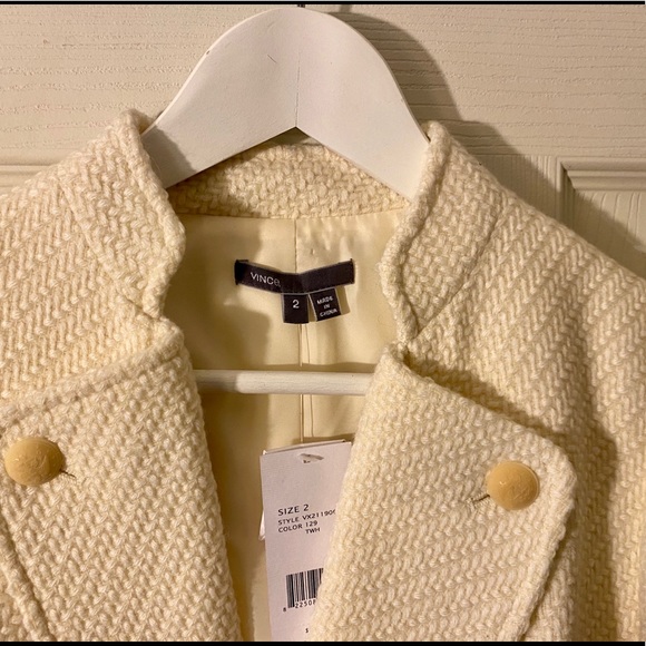 VINCE Wool-Boulce Blend Blazed Jacket - Picture 4 of 8